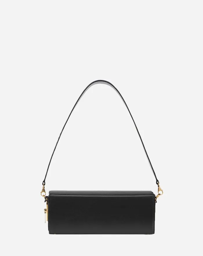 Medium Pencil Leather Bag Black Women Lanvin Tote Bags and Top Handle Bags