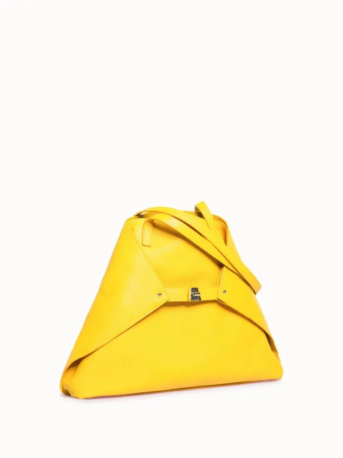 Medium Shoulder Bag In Cervocalf Leather Kodak Women Akris Shoulder Bags