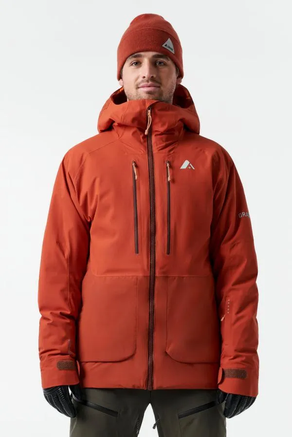 Men Alaskan Insulated JacketTerracotta Orage Jackets