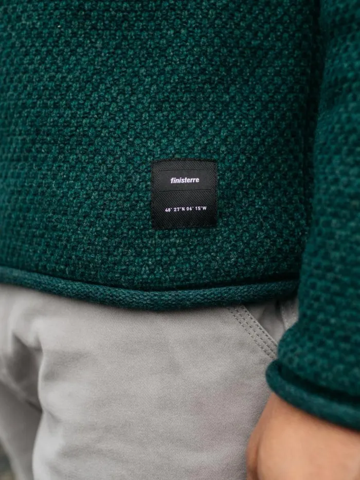 Men Barents Jumper Pine Shadow Finisterre Knitwear