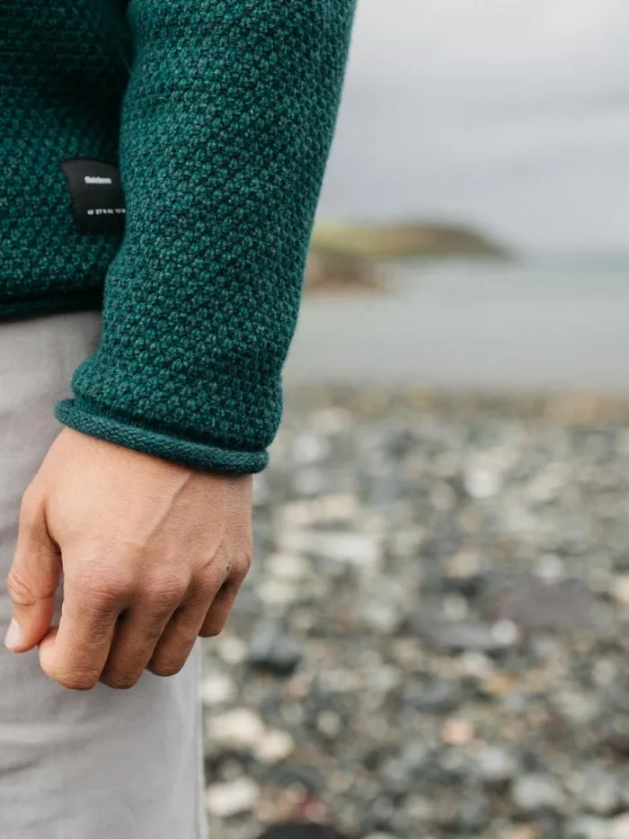 Men Barents Jumper Pine Shadow Finisterre Knitwear