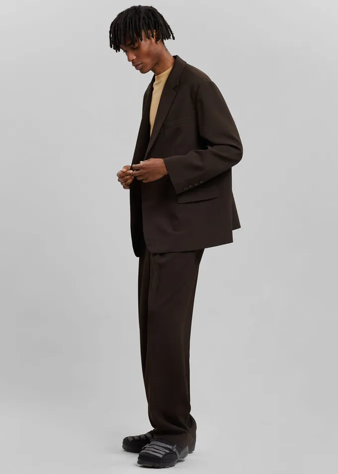 Men Beo Blazer 8211 Dark Espresso The Frankie Shop Outerwear