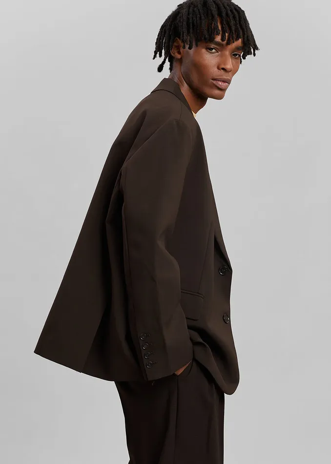 Men Beo Blazer 8211 Dark Espresso The Frankie Shop Outerwear