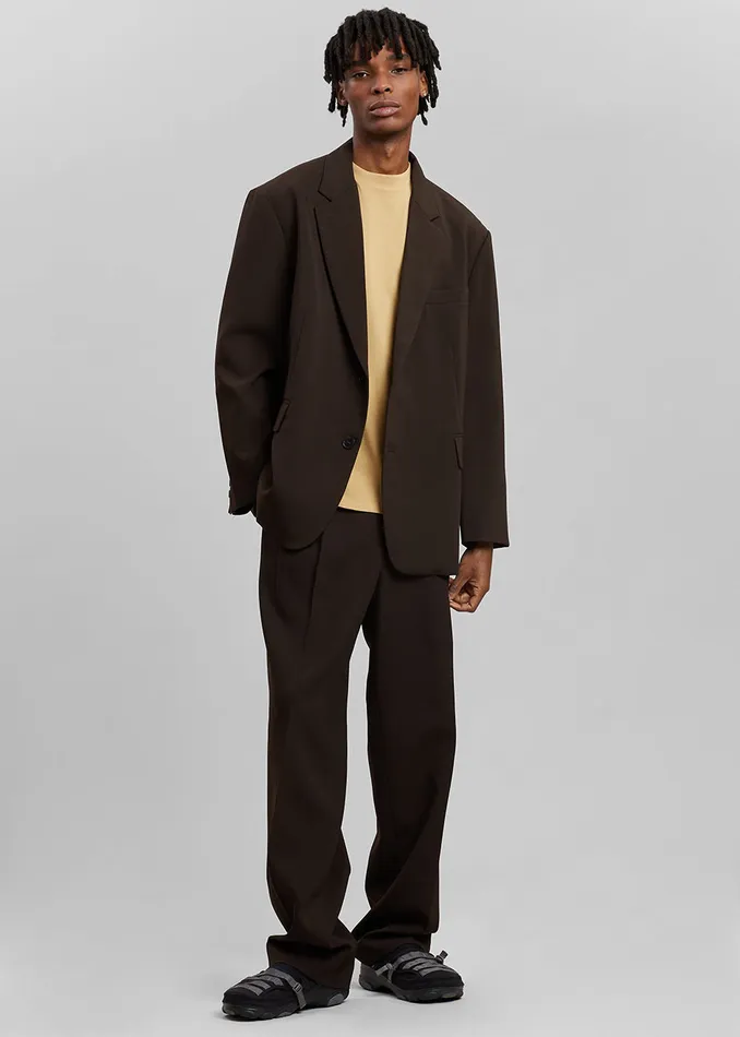 Men Beo Blazer 8211 Dark Espresso The Frankie Shop Outerwear