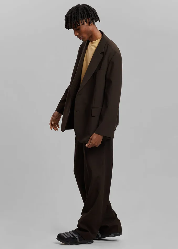 Men Beo Blazer 8211 Dark Espresso The Frankie Shop Outerwear