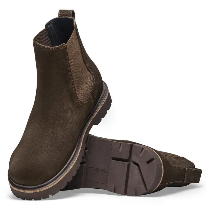 Men Birkenstock Boots Highwood Slip Mocha