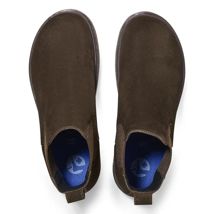 Men Birkenstock Boots Highwood Slip Mocha