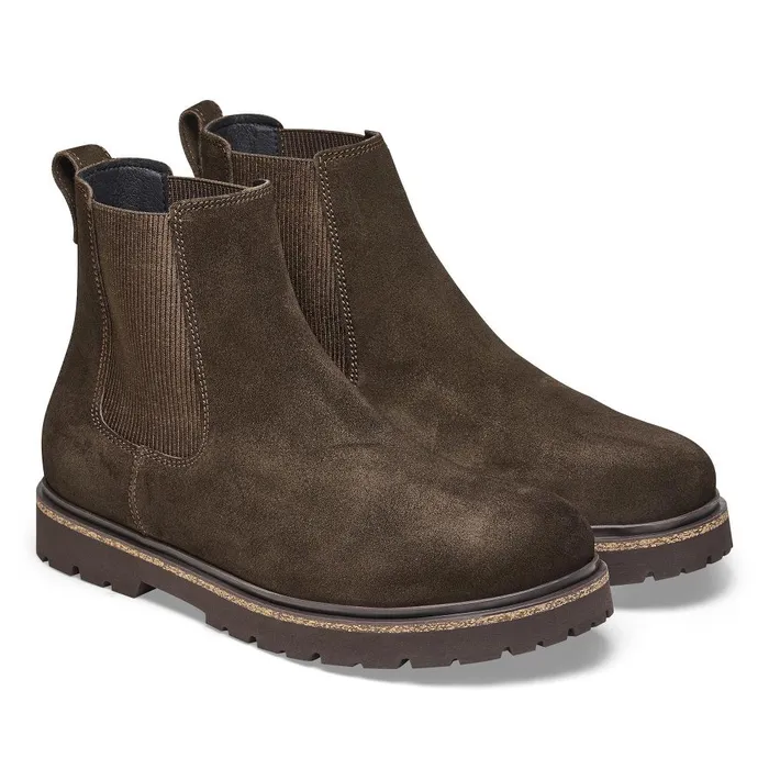 Men Birkenstock Boots Highwood Slip Mocha
