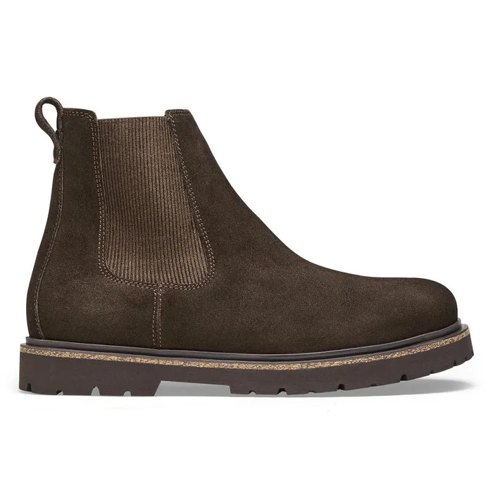 Men Birkenstock Boots Highwood Slip Mocha