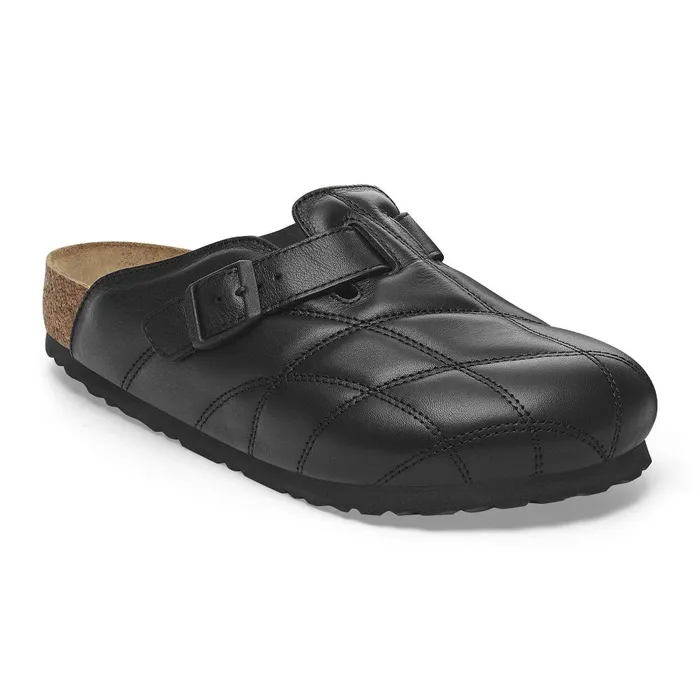 Men Birkenstock Clogs Boston Quilted Black
