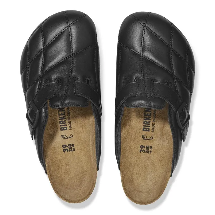 Men Birkenstock Clogs Boston Quilted Black