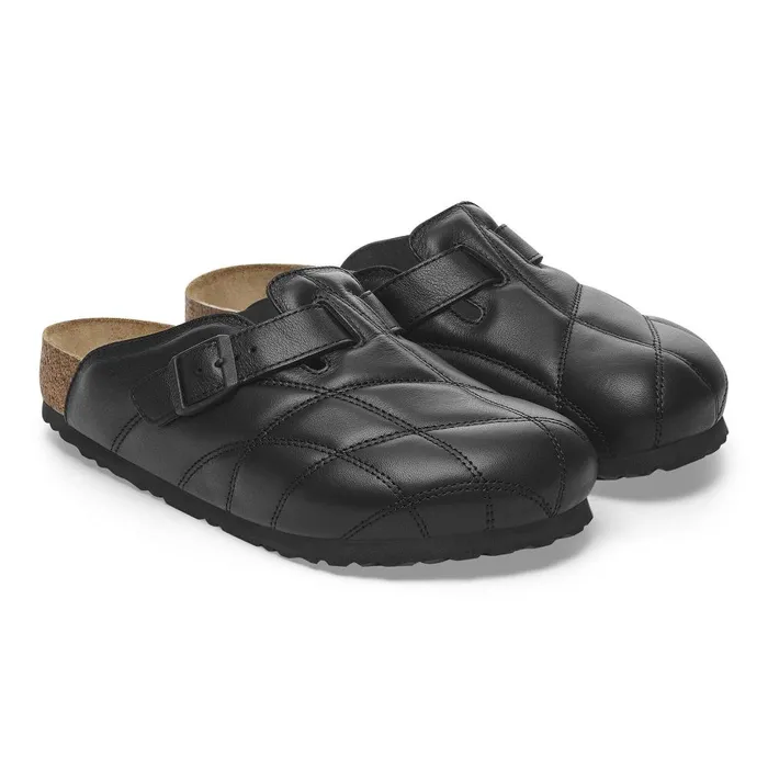 Men Birkenstock Clogs Boston Quilted Black