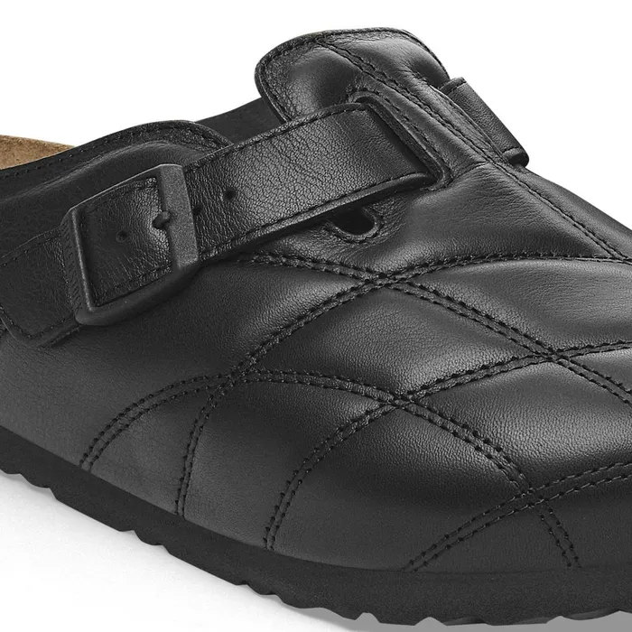 Men Birkenstock Clogs Boston Quilted Black