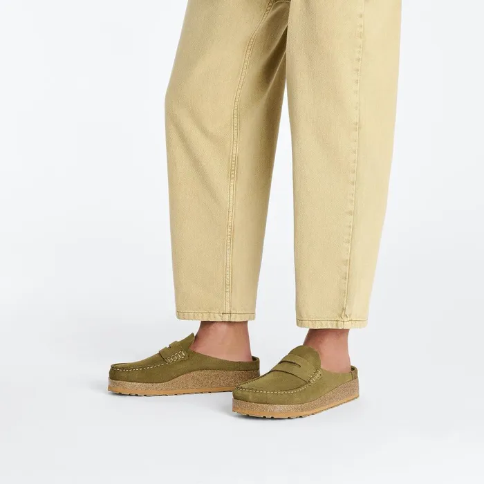 Men Birkenstock Clogs Naples Pine Green