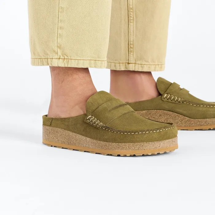 Men Birkenstock Clogs Naples Pine Green