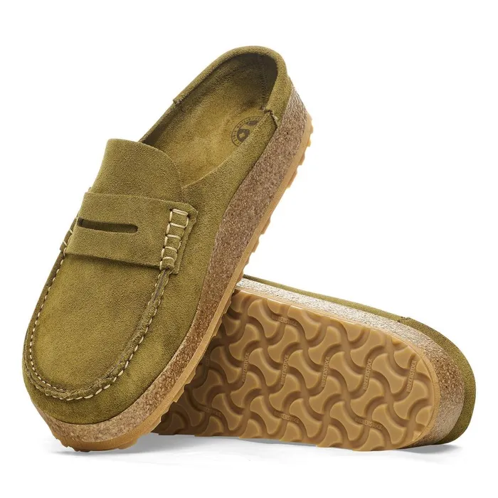 Men Birkenstock Clogs Naples Pine Green