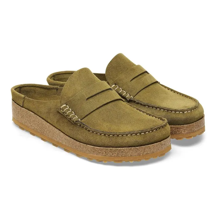 Men Birkenstock Clogs Naples Pine Green