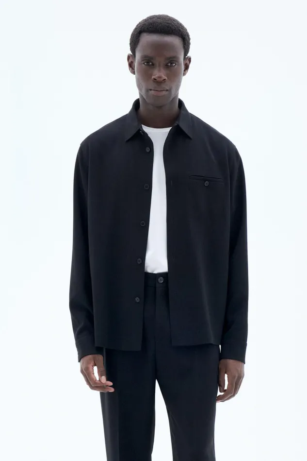Men Blake Overshirt Black Filippa K Shirts
