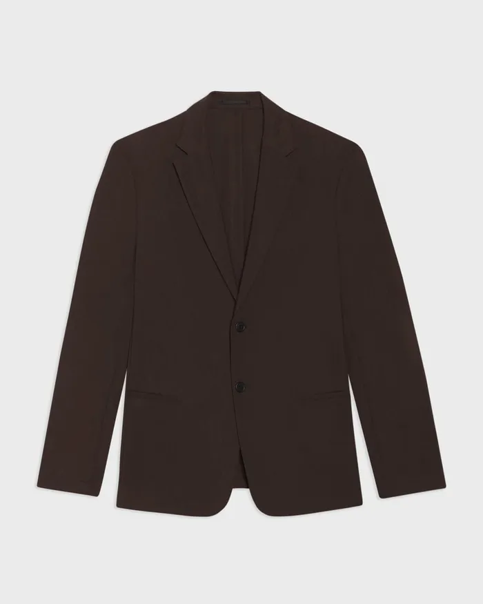 Men Blazers Jackets Theory Clinton Blazer In Precision Ponte Hickory