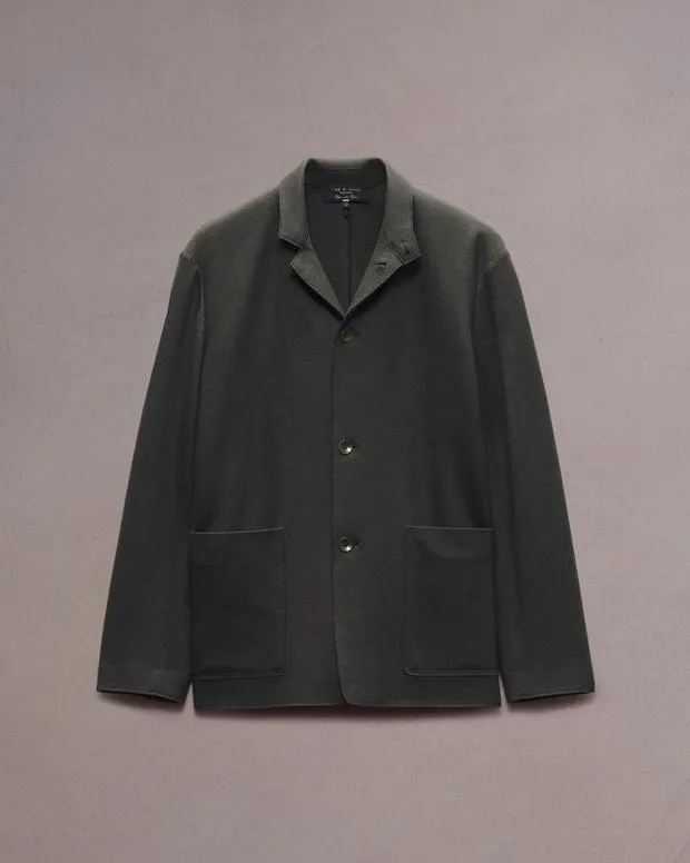 Men Blazers Rag and Bone Gramercy Wool Blazer Forest Green