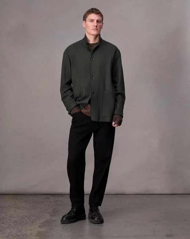 Men Blazers Rag and Bone Gramercy Wool Blazer Forest Green