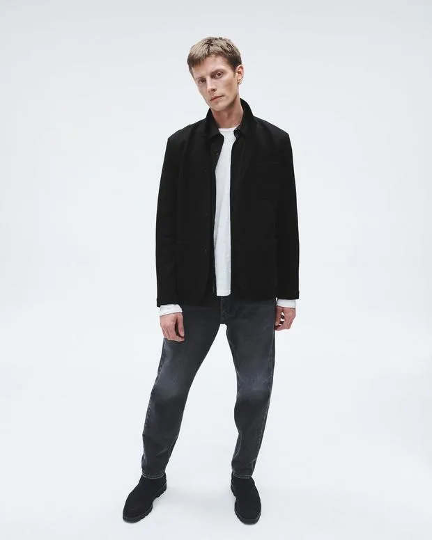 Men Blazers Rag and Bone Prospect Wool Blazer Black