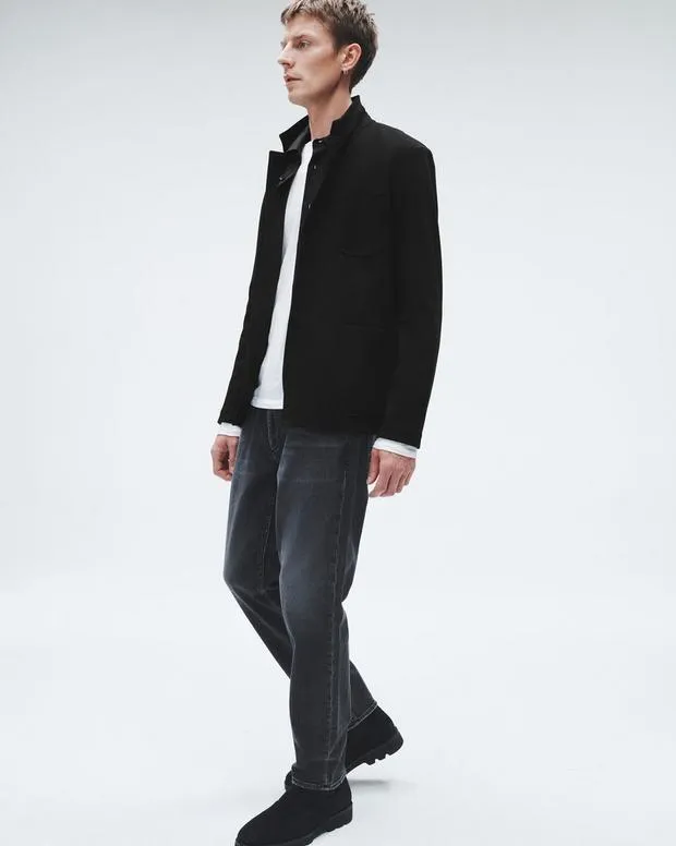 Men Blazers Rag and Bone Prospect Wool Blazer Black