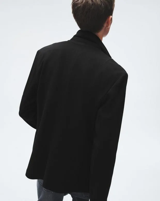 Men Blazers Rag and Bone Prospect Wool Blazer Black