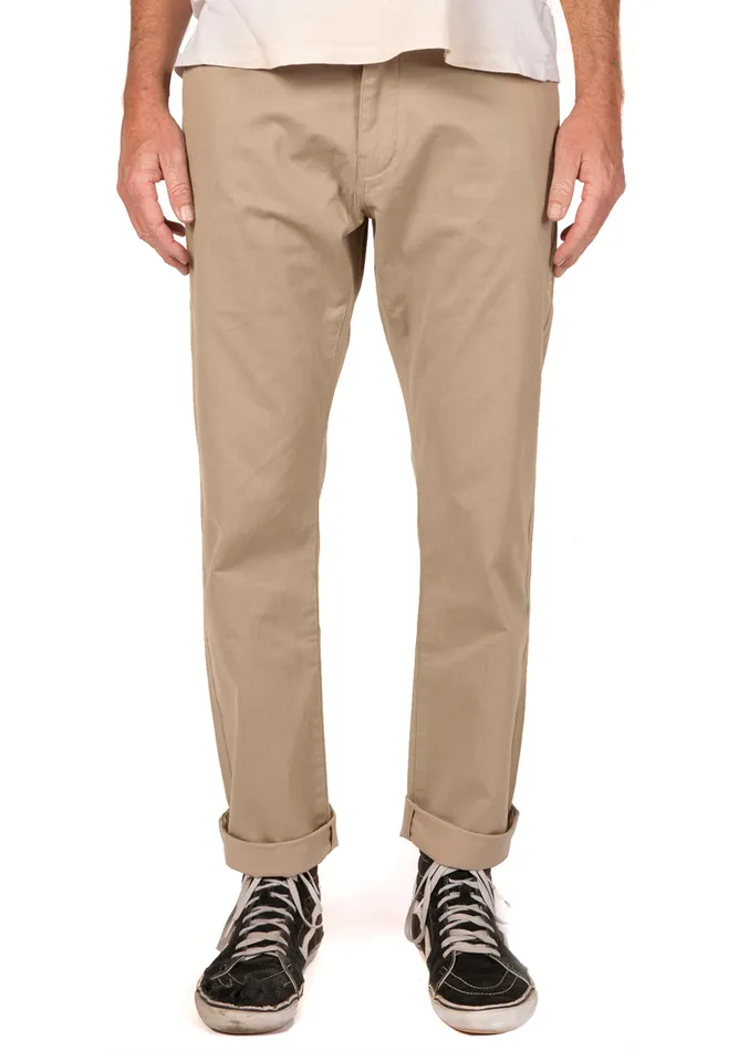 Men Border Twill Pant 8211 Modern Fit Khaki Pants and Denim Vissla