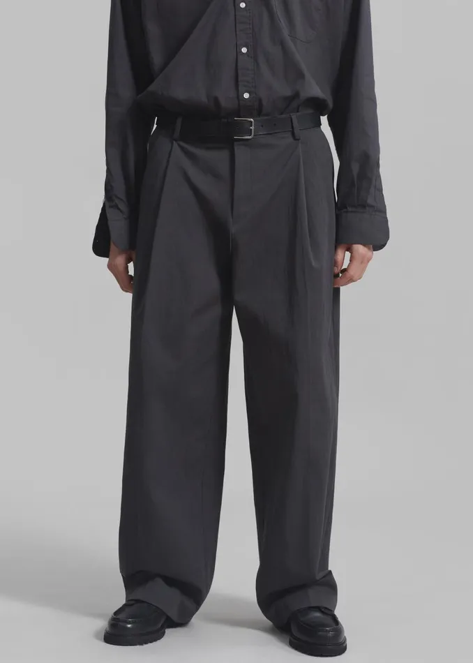 Men Brandon Trousers 8211 Charcoal The Frankie Shop Bottoms