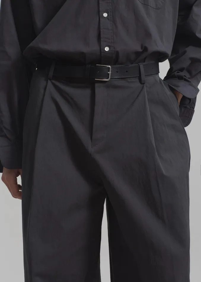 Men Brandon Trousers 8211 Charcoal The Frankie Shop Bottoms