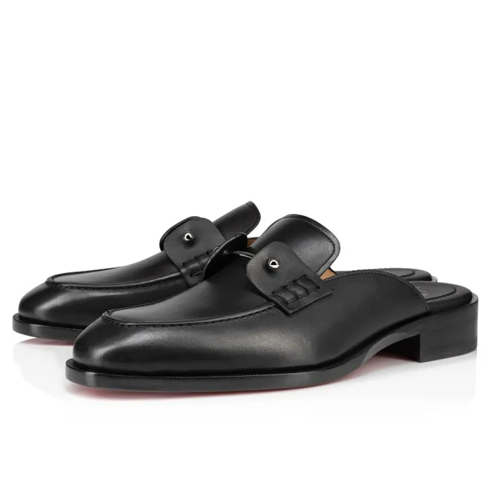 Men Chambeluss Mules 8211 Calf Leather 8211 Black Christian Louboutin Loafers and Moccasins Men Chambeluss Mules 8211 Calf Leather 8211 Black Christian Louboutin Loafers and Moccasins
