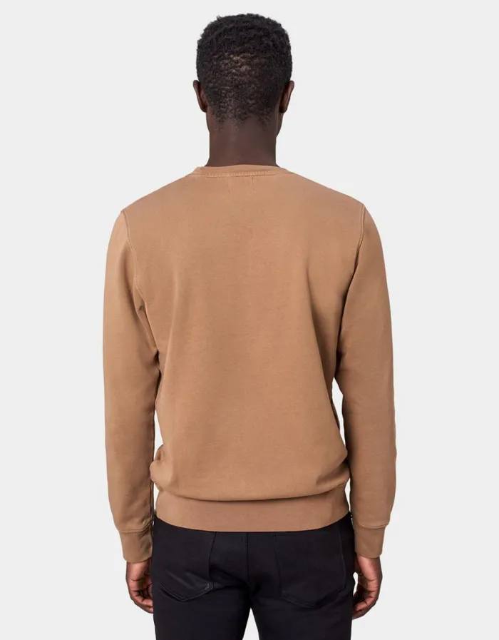 Men Classic Organic Crew Ivory White Colorful Standard Crewneck Sweatshirts