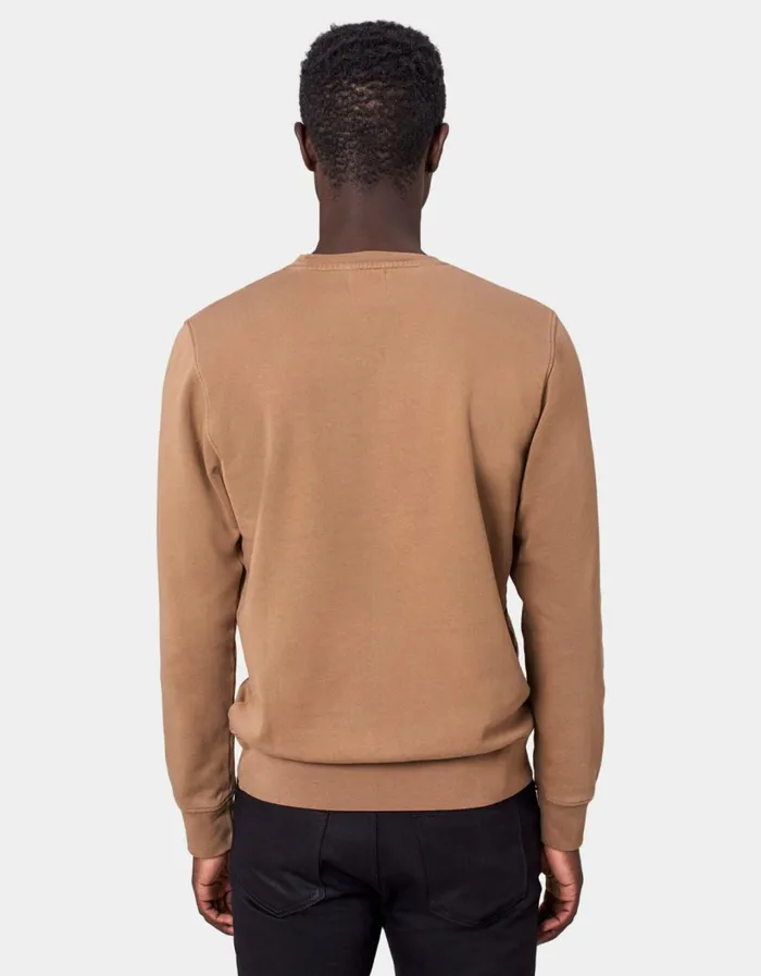 Men Classic Organic Crew Neptune Blue Colorful Standard Crewneck Sweatshirts