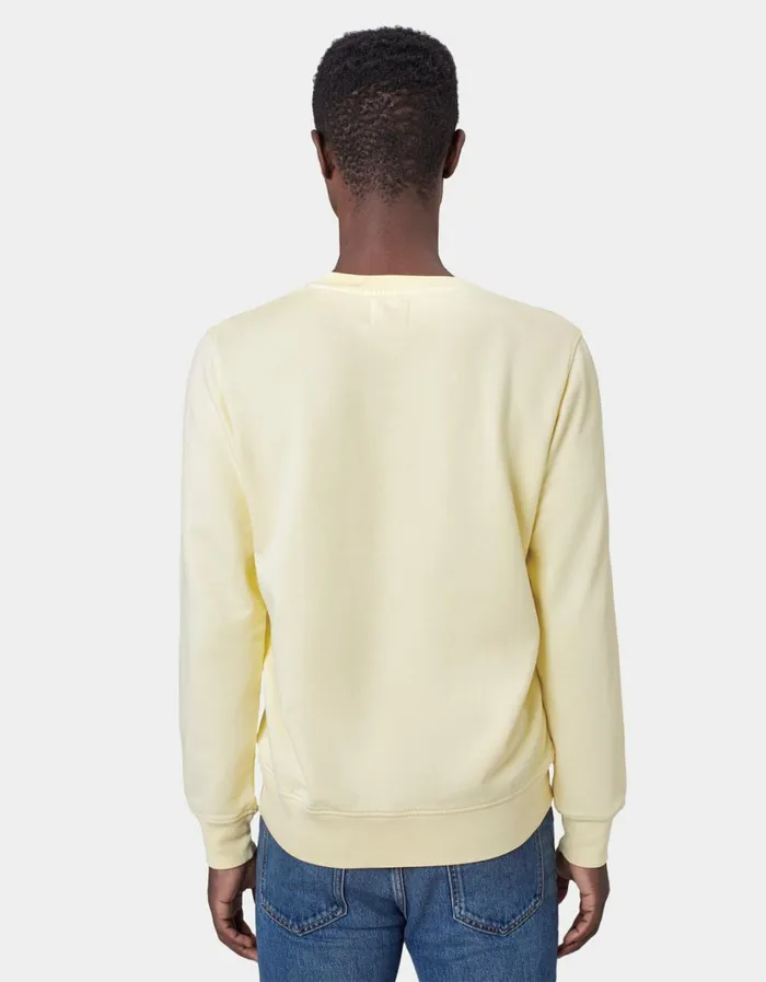 Men Classic Organic Crew Ocean Green Colorful Standard Crewneck Sweatshirts