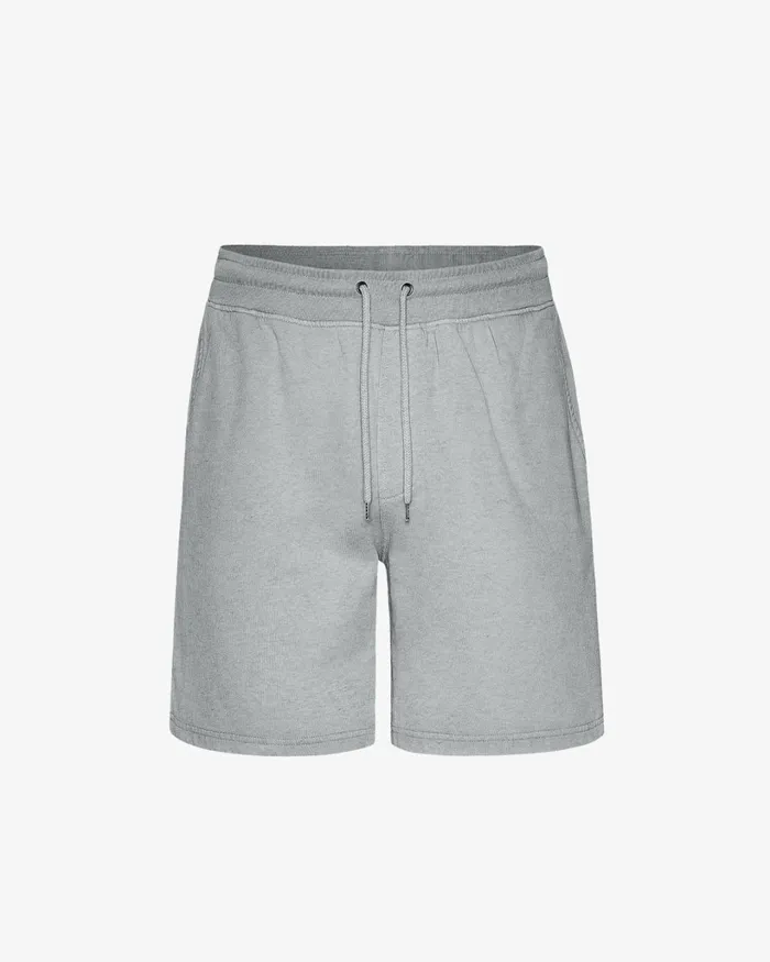 Men Classic Organic Sweatshorts Heather Grey Colorful Standard Shorts