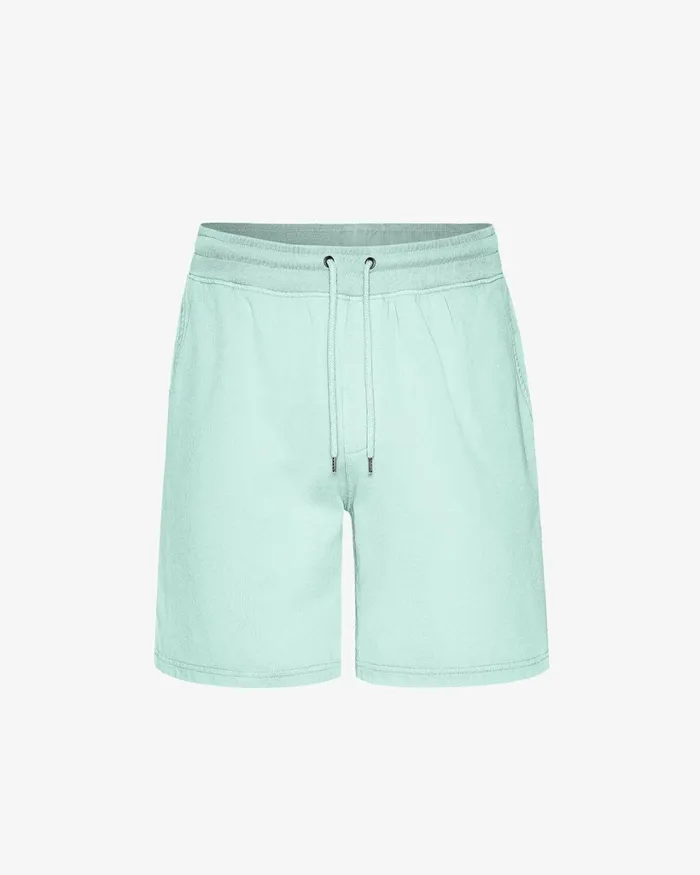 Men Classic Organic Sweatshorts Light Aqua Colorful Standard Shorts