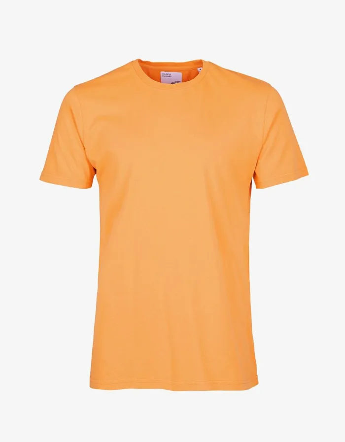 Men Classic Organic Tee Sandstone Orange Colorful Standard TShirts