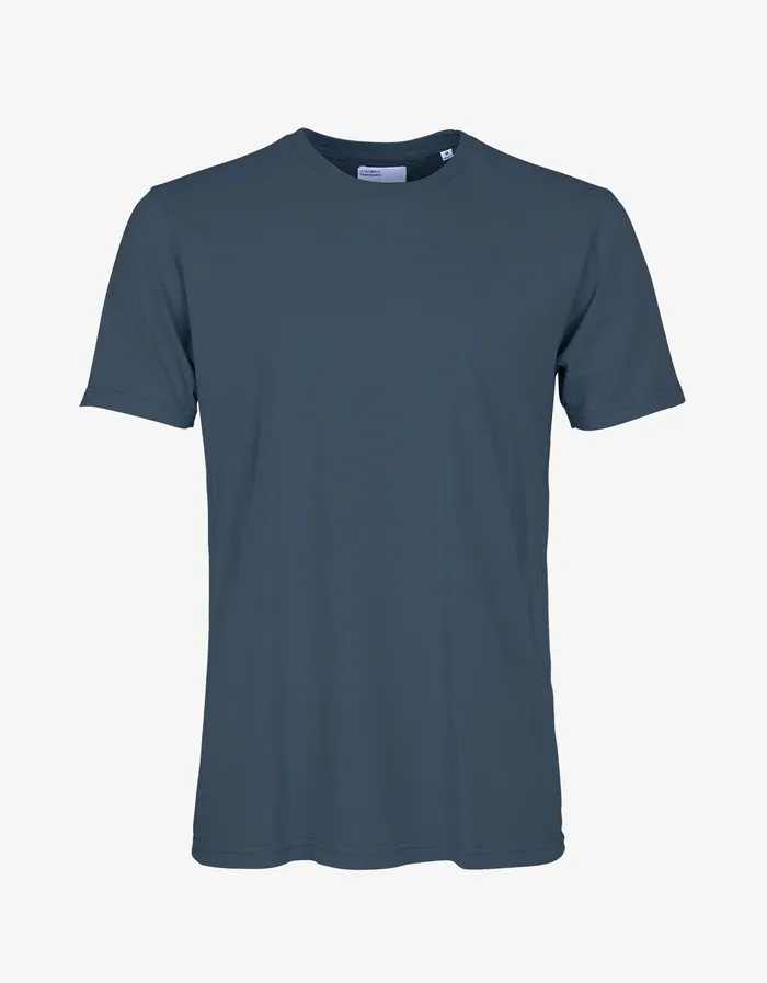 Men Colorfulstandard Classic Organic Tee 8211 Petrol Blue TShirts