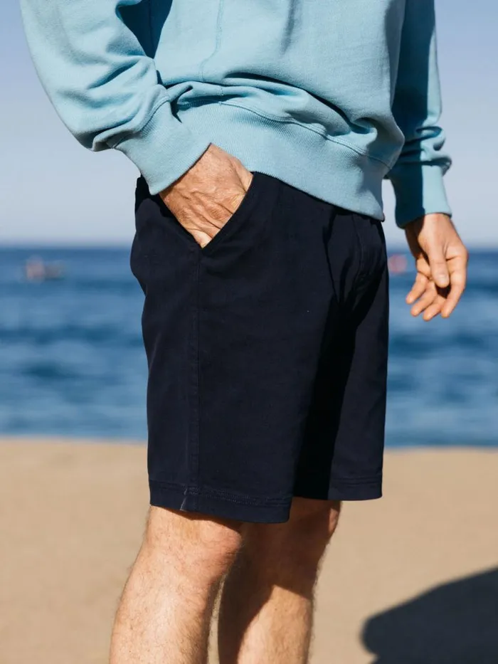Men Coverack Shorts Navy Finisterre Shorts