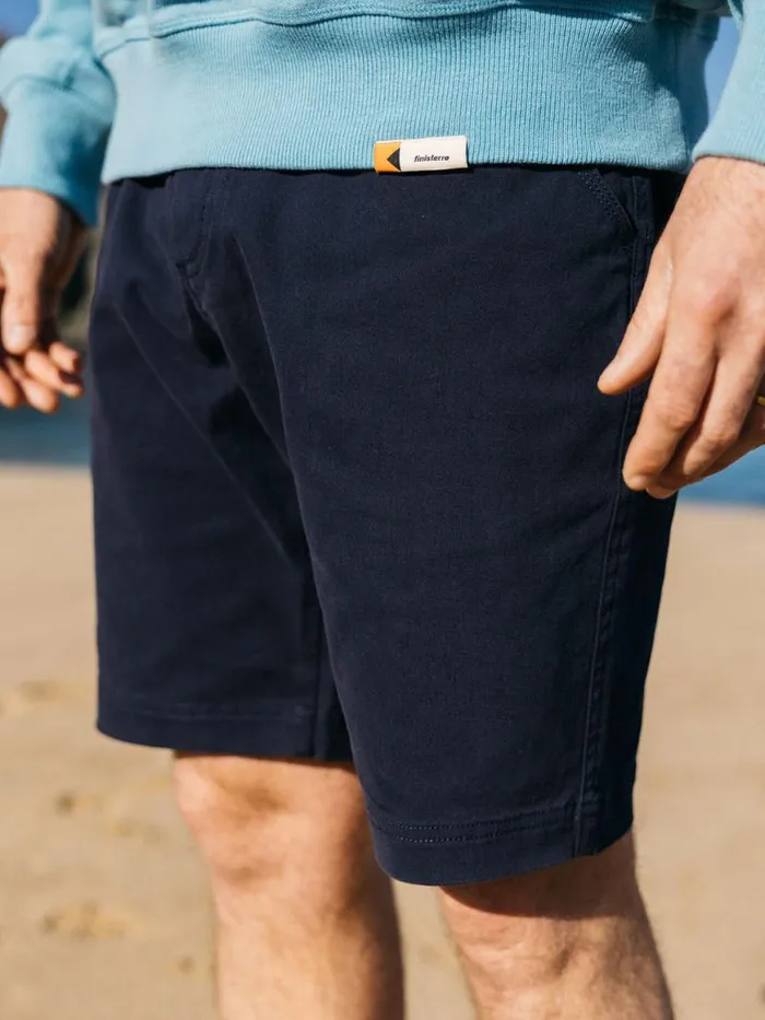 Men Coverack Shorts Navy Finisterre Shorts