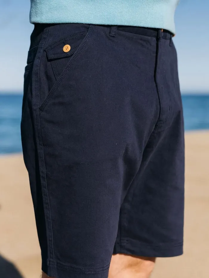 Men Coverack Shorts Navy Finisterre Shorts