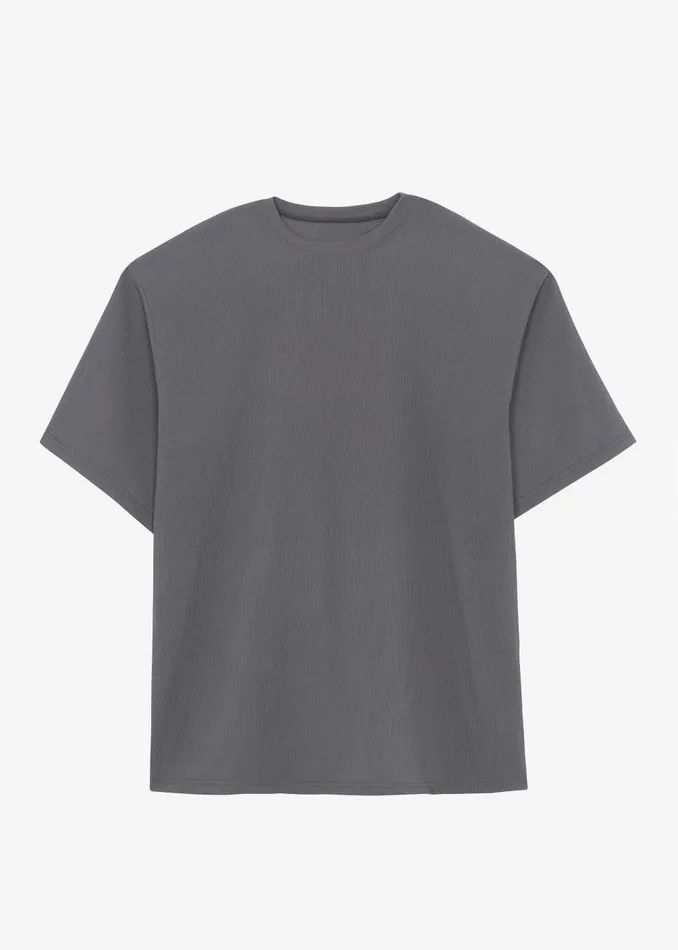 Men Eliott Crinkle Tee 8211 Charcoal The Frankie Shop Tops