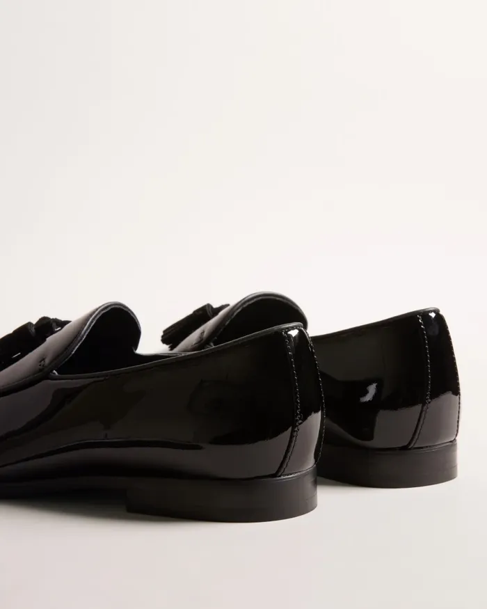Men EROLLL 8211 Patent Leather Dress Loafers Black Ted Baker Formal Shoes