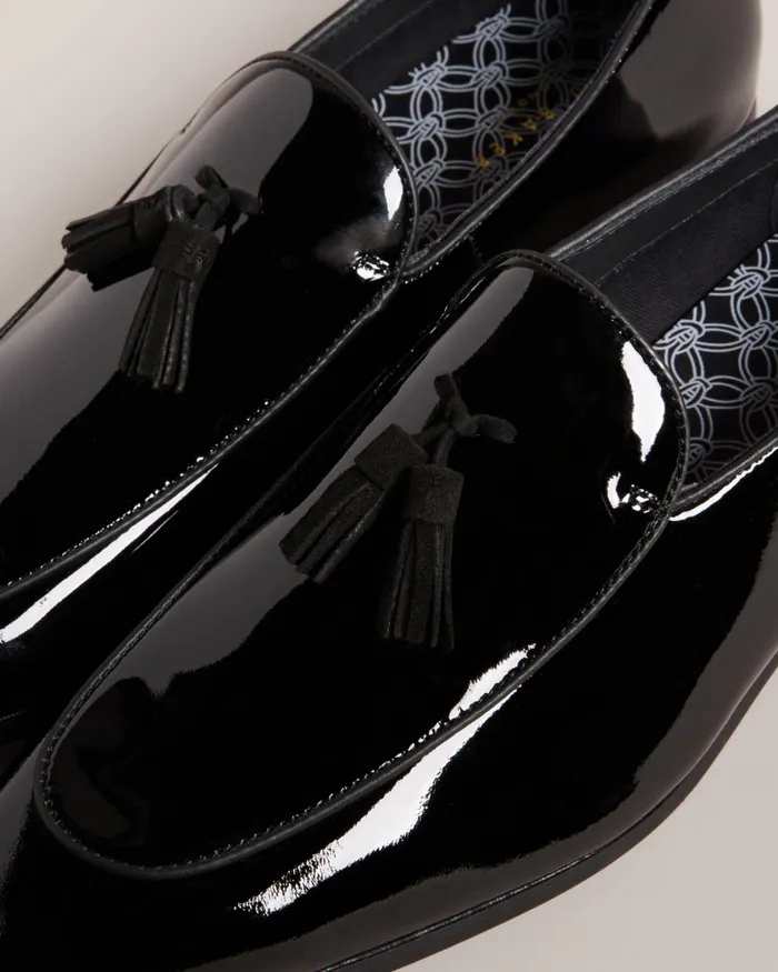Men EROLLL 8211 Patent Leather Dress Loafers Black Ted Baker Formal Shoes Men EROLLL 8211 Patent Leather Dress Loafers Black Ted Baker Formal Shoes