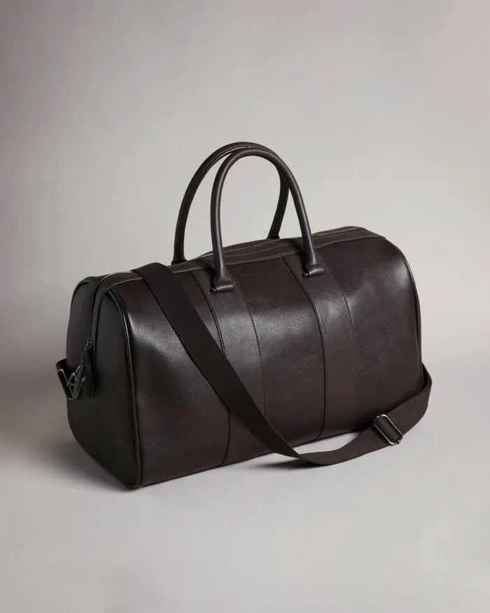 Men EVYDAY 8211 Striped PU Holdall Brownchocolate Ted Baker Holdalls and Weekend Bags Men EVYDAY 8211 Striped PU Holdall Brownchocolate Ted Baker Holdalls and Weekend Bags