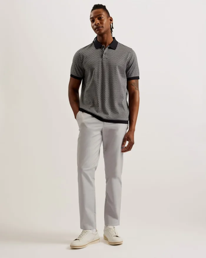 Men FELIXT 8211 Slim Fit Cotton Tailored Trousers Light Grey Ted Baker Trousers and Chinos Men FELIXT 8211 Slim Fit Cotton Tailored Trousers Light Grey Ted Baker Trousers and Chinos