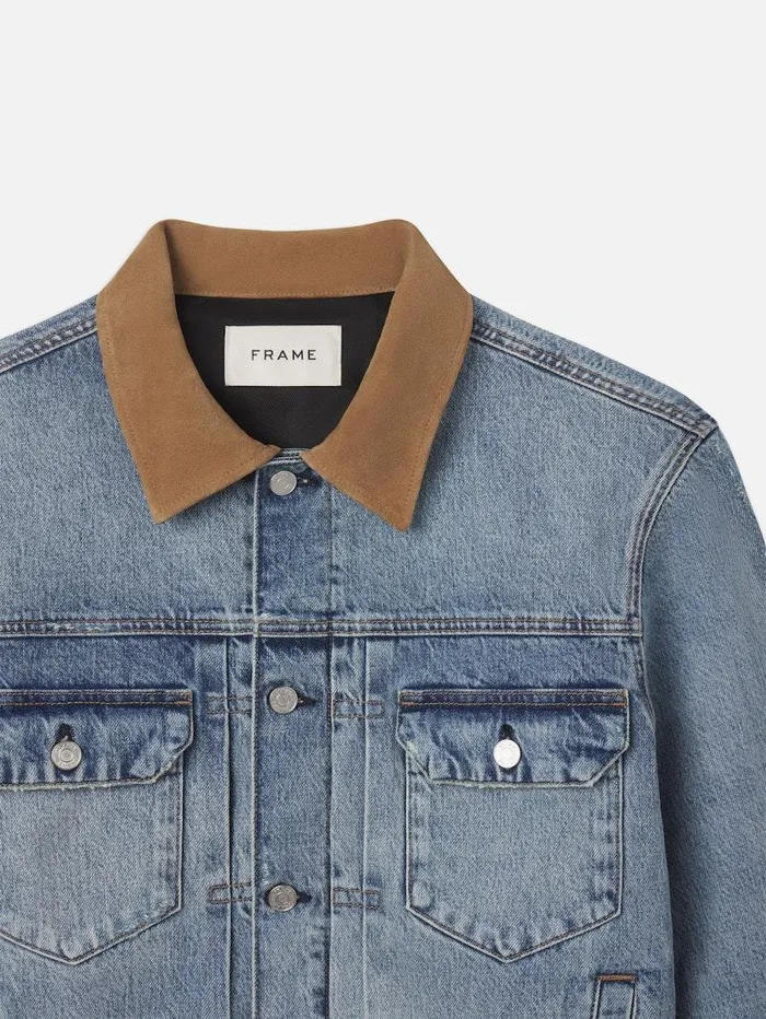 Men FRAME Denim Jackets Vintage Denim Jacket