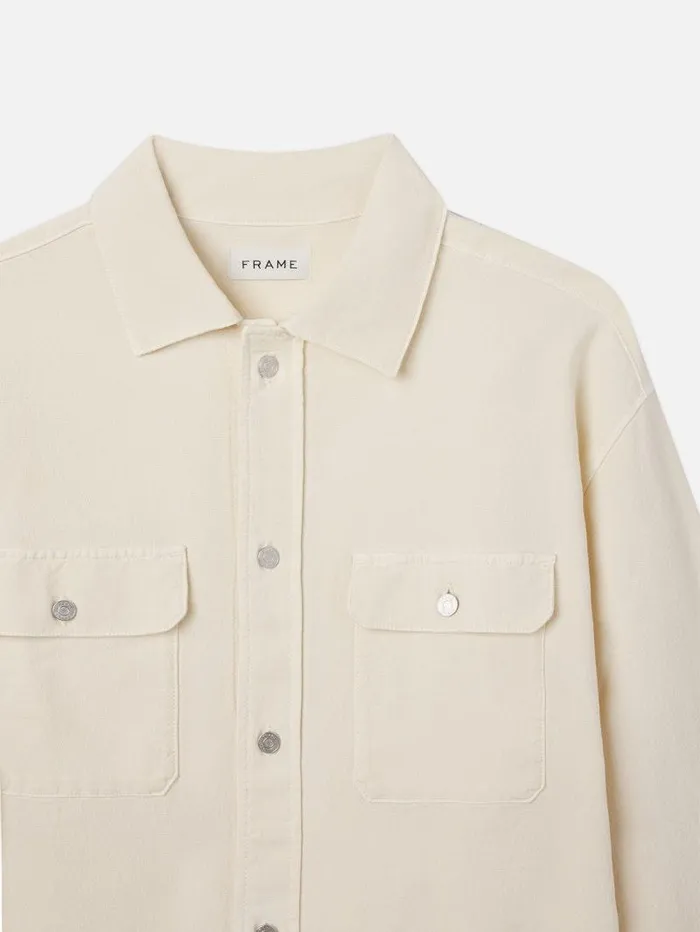 Men FRAME Denim Shirts Double Pocket Overshirt Men FRAME Denim Shirts Double Pocket Overshirt
