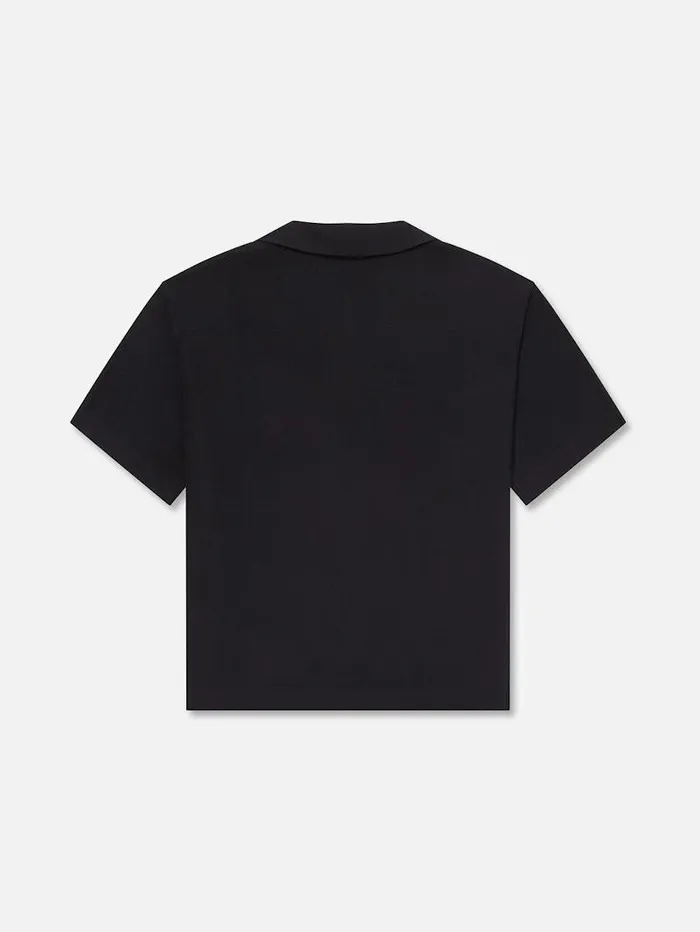 Men FRAME Shirts Short Sleeve Camp Collar Shirt